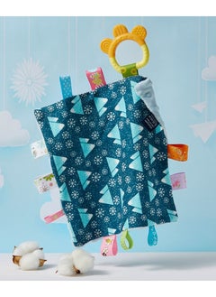 اشتري Baby Appease Towel Soothing Security Blanket With Colorful Tags في السعودية