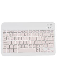 Buy Wireless Bluetooth Rechargeable Keyboard, Multi-Device Universal Bluetooth Keyboard, Portable Keyboard, Suitable for iOS Android, Windows iPad, Tablets MacBook (Pink) in UAE