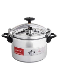 Buy Pressure cooker made of aluminum 9 liters silver in Saudi Arabia