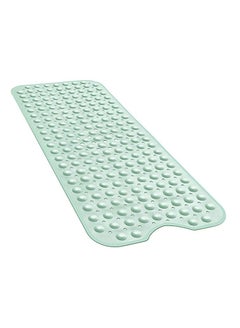 Buy Non-Slip Bath Tub Shower Mat with Suction Cups and Drain Holes, 40x16in, ( Light Green ) in UAE