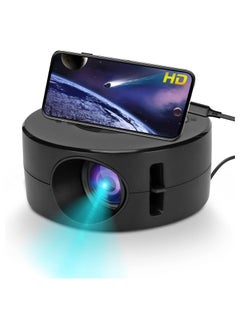 اشتري Portable Mini LED Projector for Smartphones and Tablets, Ideal for Home Theater and Outdoor Movies, Perfect Gift for Kids, Supports Mobile Power for Easy Use. في الامارات