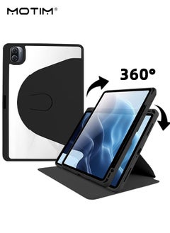 Buy Rotating Case for Huawei Matepad Pro 11 inch (2022), 360 Degree Swiveling Stand Tablet Case Cover with Pencil Holder, Auto Sleep/Wake in UAE