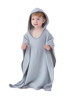 Buy Baby Bath Towel with Hood Soft Cotton Fabric Hooded Baby Towels Bath Wrap for Beach Shower for Kids Aged 0-6 Years in UAE