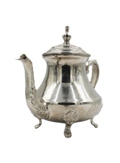 Buy Moroccan Arabic Traditional Silver Plated Tea Pot 23 X 26 cm in UAE
