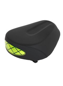 اشتري Comfortable Bike Seat Cushion with Reflective Strip -Bicycle Seat for Men Women with 4 Shock Absorbing Springs Memory Foam Waterproof Wide Bicycle Saddle Fit for Bikes في الامارات