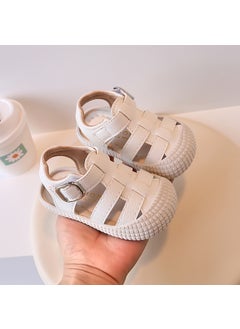 اشتري Simple Unisex Baby Sandals 1-3YWhite White في السعودية