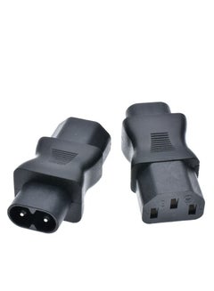 اشتري IEC 320 C8 male to C13 3Pin female power adapter, C13 to c8 في الامارات