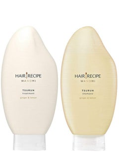 Buy HAIR RECIPE Wanomi Tsurun Shampoo & Conditioner Treatment Set Ginger & Lemon in UAE