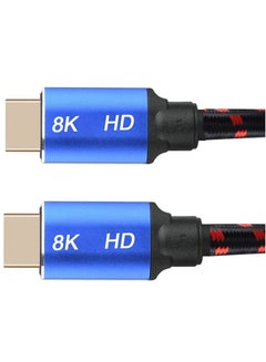 اشتري كيندكس kx2545 كابل HDMI UHD HDR 8K(7680x4320) سرعة عالية 48 جيجابت في الثانية 8K@60 هرتز - ثلاثي الأبعاد وصوت/فيديو أسود -5 متر في مصر