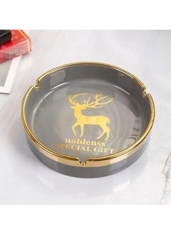 Buy Premium Porcelain Ashtray for Cigarettes with Deer Design Elegant Design and Durable Material for Smoking Areas in Egypt