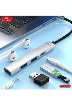 اشتري موزع USB-C ET-HUB20 من Earldom مزود بـ 4 منافذ USB 3.0 في مصر