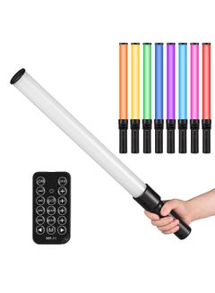 Buy Andoer D3 Handheld RGB Light Tube LED Video Light Wand 2500K-9900K Dimmable 21 Lighting Scene Effects Built-in Battery with LCD Screen Remote Contro in Saudi Arabia