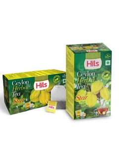 Buy Organic Star Fruit Herbal Tea 25 Tea Bags per Pack with health benefits like Heart Protection and Immunity Boost in UAE