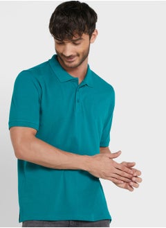 Buy Essential Pique Polo Shirt in UAE