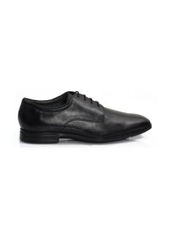 Buy Men's Leather Lace Up Comfort Office Formal Party Casual Wear Black Shoes in UAE