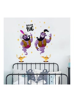 Buy Qiangtie Cartoon Printed Wall Sticker Purple/Gold/Black 70x50centimeter in UAE