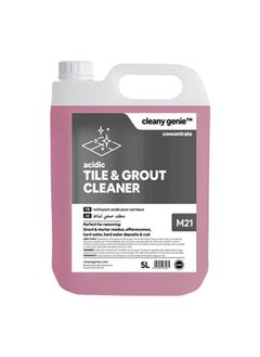 Buy Acidic Tile & Grout Cleaner Concentrate Liquid 5L in UAE