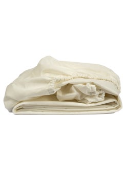 Buy Fitted Sheet Off White 200x200 in Egypt