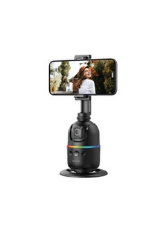 Buy AutoTrack Gimbal / 3.0W Power / 4 Hours Working Time / 360° Rotation / Best Stabilization / 1200mAh Battery Capacity / 180° Dual Shooting / RGB Colored Light / Gesture Detection / Face Tracking - Black in UAE