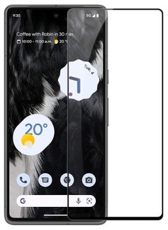 اشتري شاشة حماية سي بي+ برو من زجاج مقوى رفيعة 0.3 ملم بتغطية كاملة للشاشة مقاومة للانفجار ومضادة للكسر متوافقة مع جهاز جوجل بيكسل 7 مقاس 6.3 بوصة من نيلكين - اسود في مصر