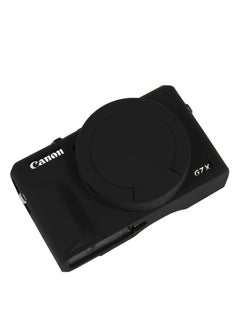 اشتري Silicone Gel Camera Case for Canon PowerShot G7x Mark III Protective Rubber Soft Camera Cover Bag Black في الامارات