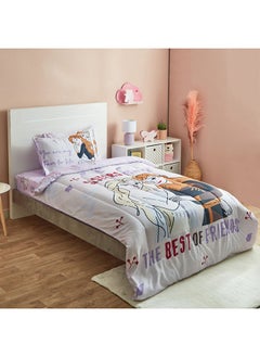 Buy Frozen 2-Piece Twin Comforter Set 220x160 cm in UAE