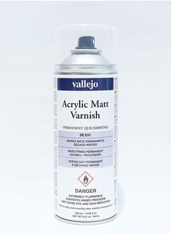 اشتري 28.531 VALLEJO HOBBY PAINT SPRAY MATT VARNISH 400ml في الامارات