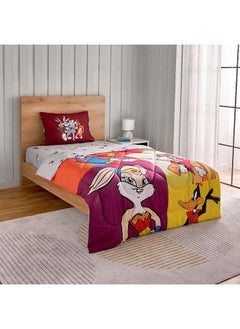 اشتري Looney Tunes 2-Piece Twin Comforter Set 220 x 160 cm في السعودية