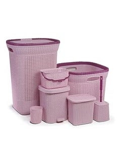 Buy Net Bathroom Plastic Set 7 Pcs in Egypt