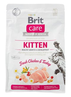 Buy Brit Care Cat Grain-Free Kitten Healthy Growth & Development, 2kg in Saudi Arabia