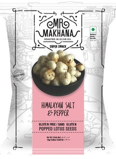 Buy Himalayan Salt and Pepper Popped Lotus Seeds 25g in UAE