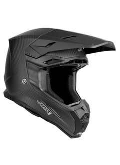 Buy J22 Solid Lightweight Carbon Fiber Off-Road Matte Motorcycle Helmet - 680021 in UAE