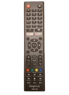 Buy Replacement Remote Control for Ikon LED , LCD , Smart TV With Upgraded Infrared in UAE