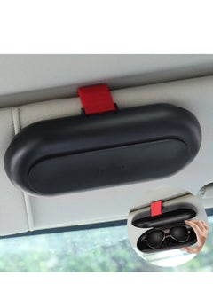 Buy Car Sunglass Holder, Car Visor Sunglasses Case, Universal Automotive Eyeglasses Organizer Protective Box Car Accessories for Car in Saudi Arabia