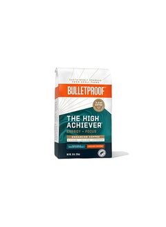 اشتري Bulletproof The High Achiever Ground Coffee, 10 Ounces, Medium-Dark Roast Enhanced Coffee في الامارات