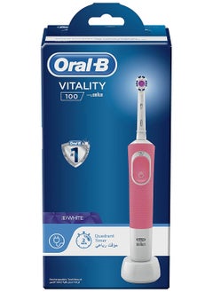 Buy Vitality Electric Rechargeable Toothbrush Pink in Saudi Arabia