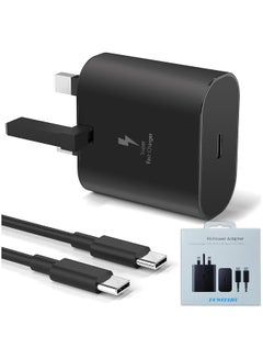 Buy 45W for Samsung Super Fast Phone Charger, Power Adapter  with USB C Plug and Cable in Saudi Arabia
