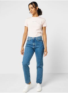 Buy High Waist Straight Jeans in Saudi Arabia