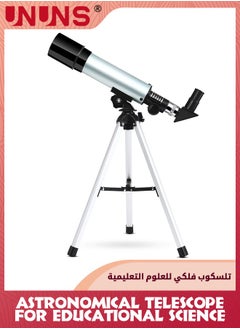 اشتري Astronomical Telescope,90x Magnification Astronomy Telescope,Lunar Telescope For Kids Educational Science,Portable Refracting Telescope For Observing Stargazing Constellations Outdoor Activities في السعودية