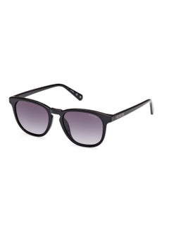 Buy Men's UV Protection Round Shape Sunglasses - GU829301B49 - Lens Size: 49 Mm - Shiny Black in Saudi Arabia