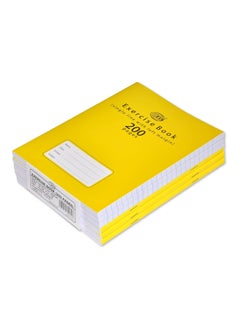 Buy Exercise Book 200 Pages, Single Line With Margin, Size 16 X 21 Cm, Pack Of 6 FSEBSLM200N in UAE