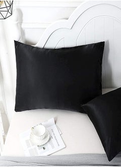 اشتري 2pic Luxurious Beauty Sleep Silky Soft Satin Pillowcase for Hair and Skin Care في الامارات