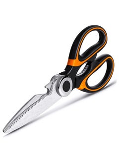 اشتري Kitchen Shears, Premium Heavy Duty Scissors Ultra Sharp Stainless Steel Multifunctional Kitchen Shears For Chicken Poultry Fish Vegetables Herb Grilling في السعودية