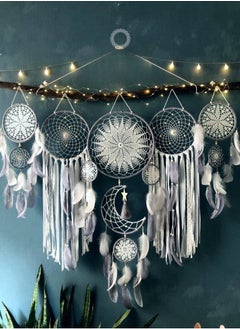 Buy 5pcs Grey Romantic Dream Catcher For Decor (No Wall Hanger) in Saudi Arabia