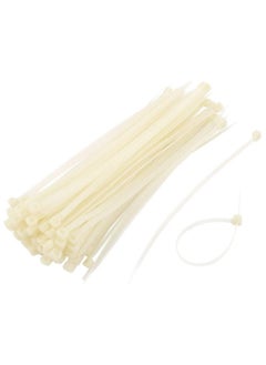 Buy Generic Zip Ties Heavy Duty 30 CM Cable Ties 100 pcs, Nylon Self-Locking Strong Outdoor Wire Ties Wraps with 120 Pounds Tensile Strength - White in Egypt