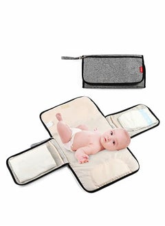 Buy Baby Changing Pad, Portable Changing Pad for Baby Diaper Bag or Changing Table Pad, One-Hand Diaper Change Pad, Baby Shower Gifts, Newborn Baby Essentials, Unisex Baby Stuff in Saudi Arabia