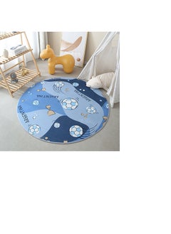 Buy Arcade Round Flannel Rug 120 x 120 cm in UAE