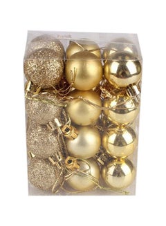 Buy 24 Christmas Tree Ornament Balls, 3 Cm in Egypt