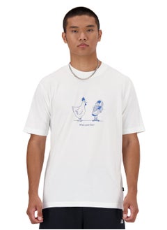 اشتري Chicken Or Shoe Relaxed T-Shirt في الامارات