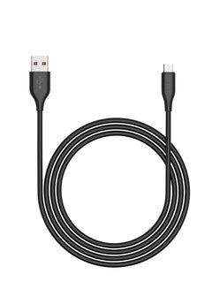 Buy Lazor Flux USB to Micro-USB Charging Cable CM85 Black- 1m in UAE